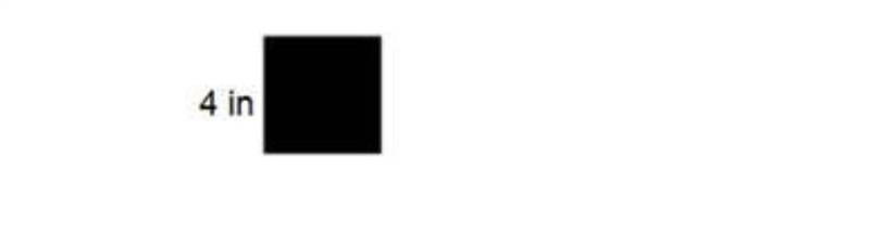 Calculate the area of the square.4 in^28 in^216 in^232 in^2-example-1