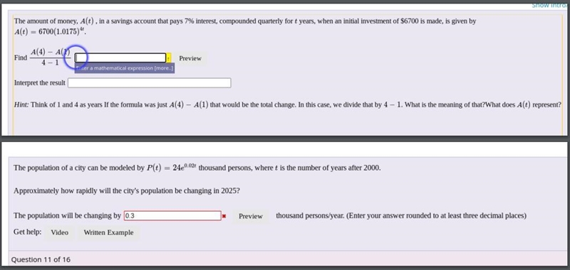 The following table shows the daily receipts in millions of dollars of the movie &quot-example-2