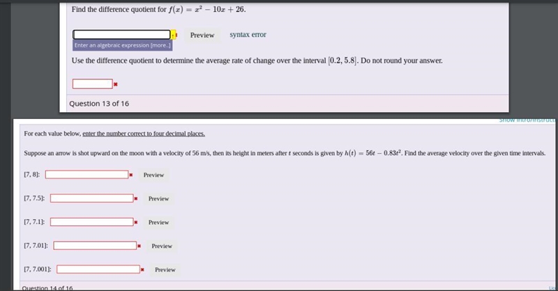 The following table shows the daily receipts in millions of dollars of the movie &quot-example-4