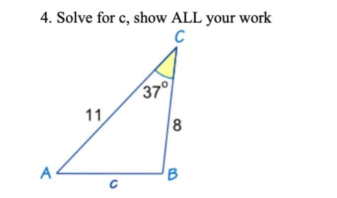 Solve for C and please show work-example-1