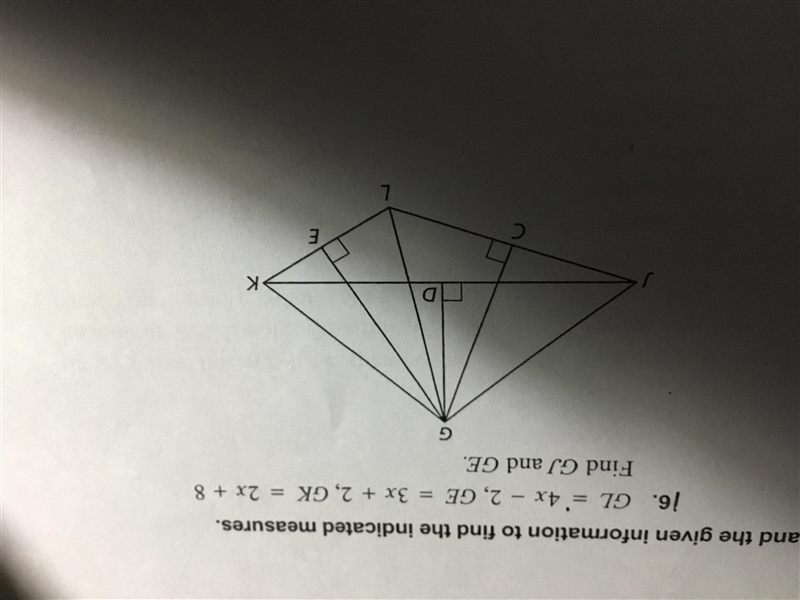 I need to find indicated measure and tell which thereom I used-example-1