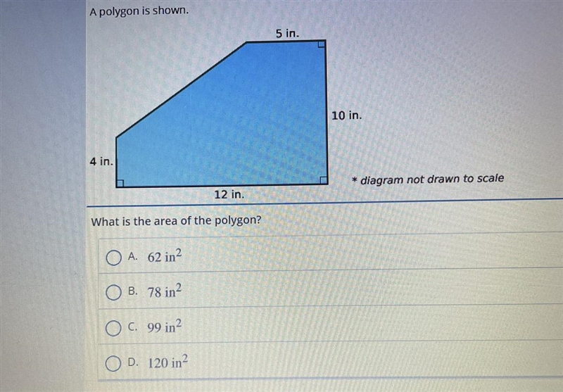 A polygon is shown. What is the area of the polygon ?-example-1