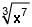 Rewrite the radical expression as an expression with a rational exponent. A. x^21 B-example-1