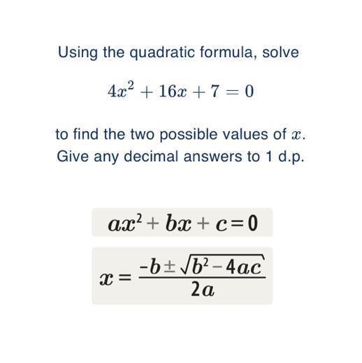 Quadratic formula PLEASEE help!!-example-1