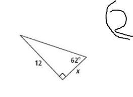 There s 2 different pictures that need two different answers Find the value of x for-example-2