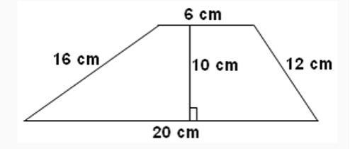 Find the area of the trapezoid.A) 54 in^2B) 130 in^2C) 260 in^2D) 140 in^2-example-1