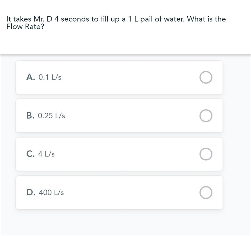 How to calculate flow rate?​-example-1