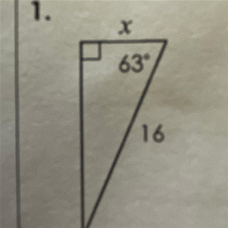 Solve for x. Round to the nearest tenth?-example-1