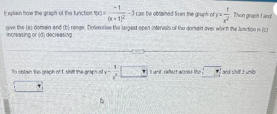 Explain how the graph of the function f(x) =-3 can be obtained from the graph of y-example-1