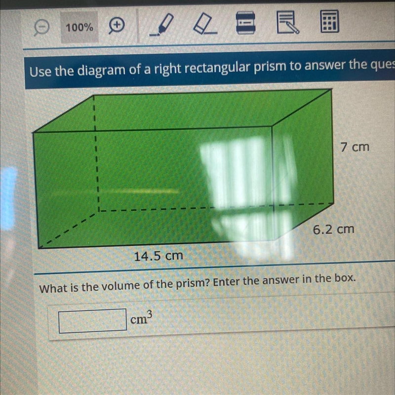 SILL GOVE BRIANLIST TO BEST ANSWER WHATS the volume of the prism ?-example-1