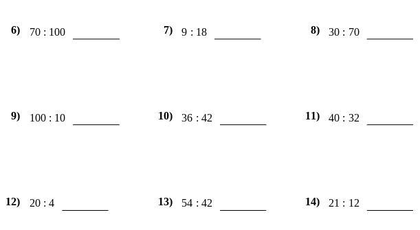 Reduce each ratio to itś lowest form-example-1