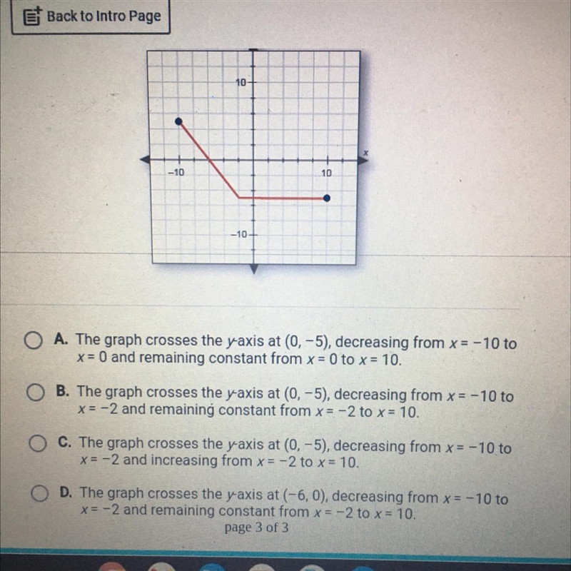 Can you help me please Which statement describes the graph?-example-1