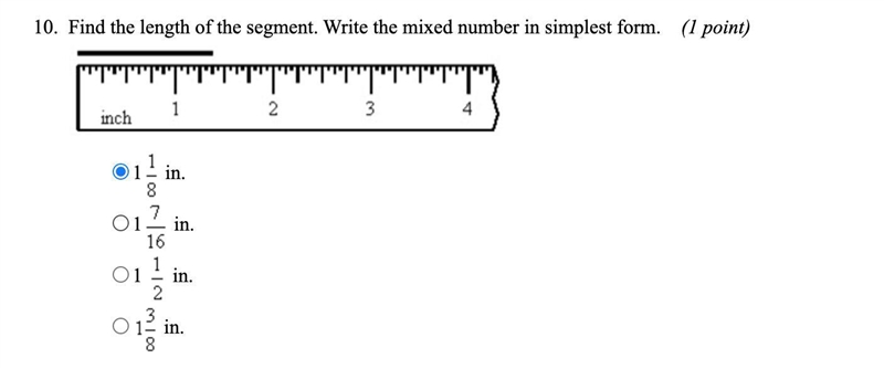 Find the length of the segment. Write the mixed number in simplest form.-example-1