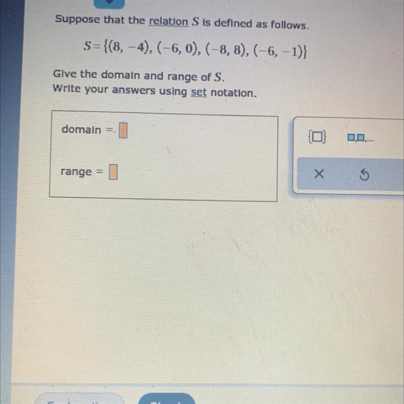 Write your answers using set notation.-example-1