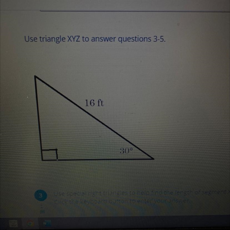 What is the area of the triangle XYZ to the nearest TENTH of a square ft?-example-1