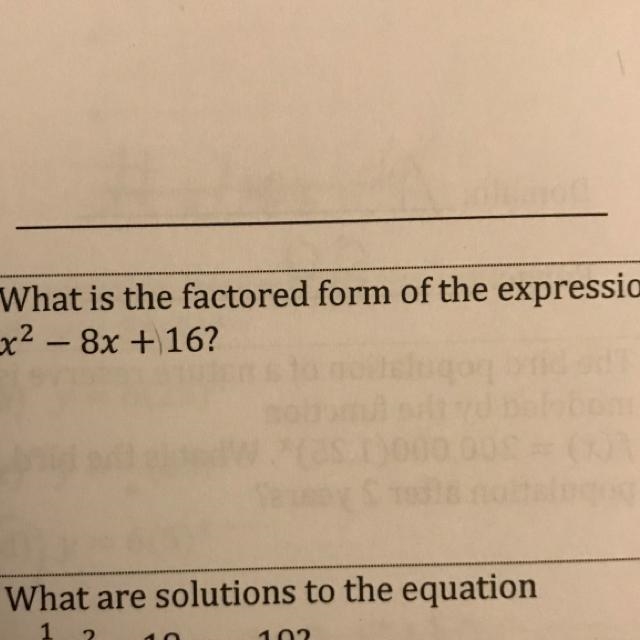 What is the factored form of the expression x^2 + 3x-4?-example-1