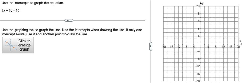 24. Use the intercepts to graph the equation.-example-1