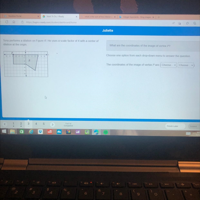 What are the coordinates of the image of vertex P?-example-1