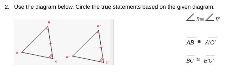 2.Use the diagram below. Circle the true statements based on the given diagram. 3.Use-example-1