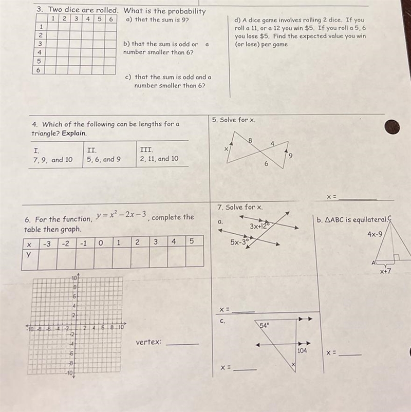 Help on all problems but mostly #6 & #7 parts a,b, and c-example-1