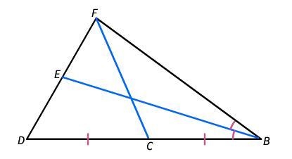 50 POINTS! What is BE in the figure? an altitude a perpendicular bisector an angle-example-1