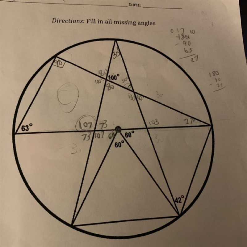 Fill in all missing angles (I already have most i just need the rest)-example-1