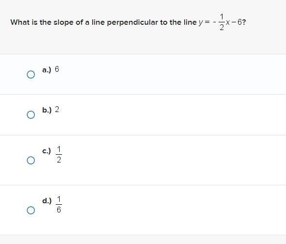 Please help!!! What is the slope of a line perpendicular to the following line:-example-1