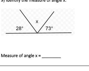 Identify the measure of angle X:-example-1