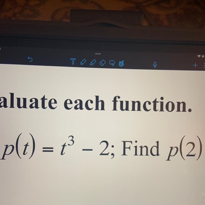 Can someone help me solve this problem? it’s evaluating polynomials.-example-1