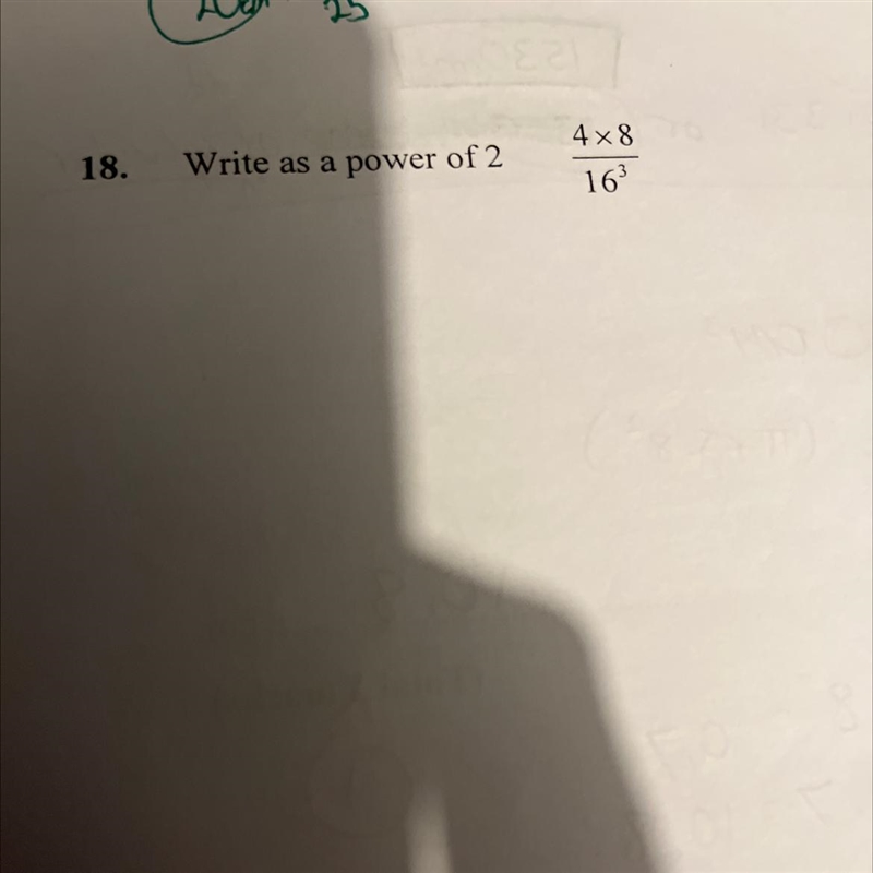 Write (4x8) divided by 16 as a squared number-example-1