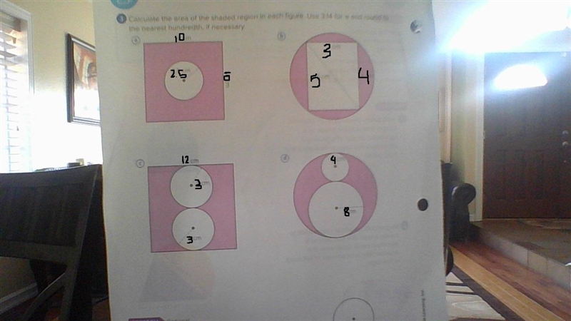 Please help with assignment (Due today) Calculate the area of the shaded region in-example-1