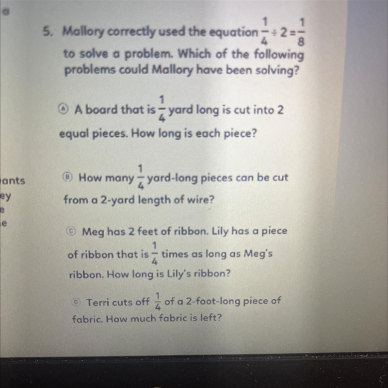 I need help right now!! The assignment I’m doing is about solving problems using division-example-1