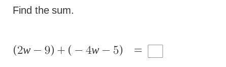 Find the sum of the problem.-example-1