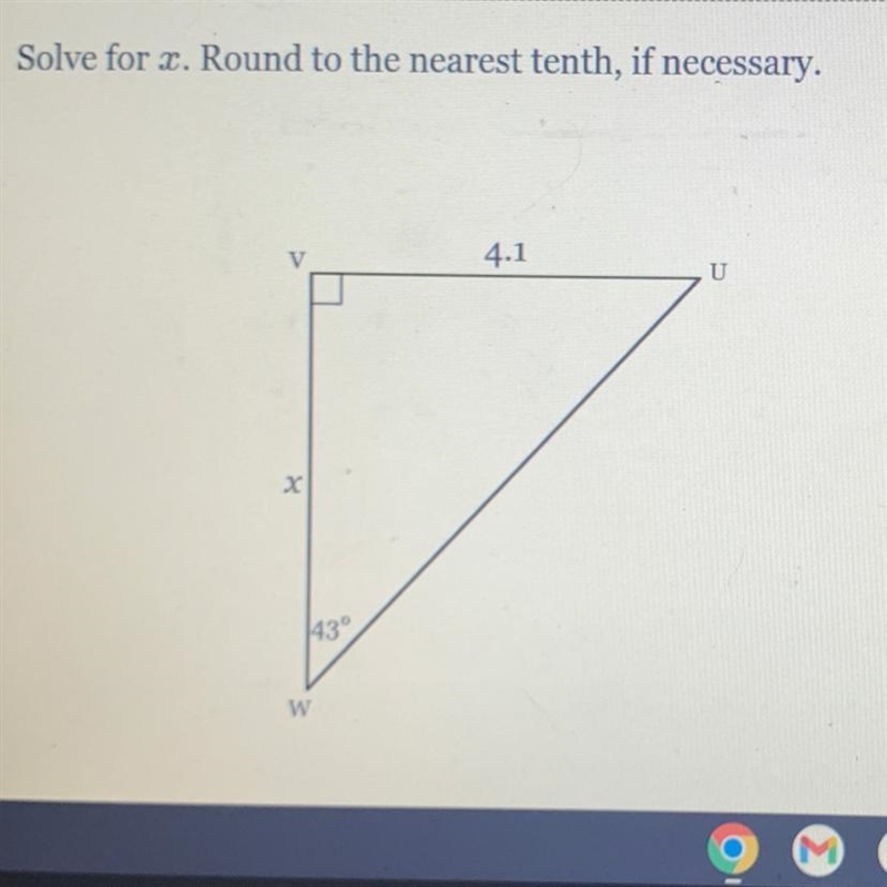 Solve for x. Round to the nearest tenth, if necessary. HELP ASAP PLEASE-example-1