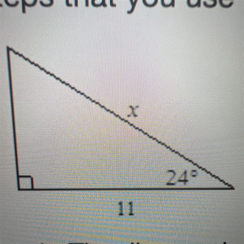 Find the value of X. Round to the nearest 10th. Diagram is not on the scale￼.-example-1