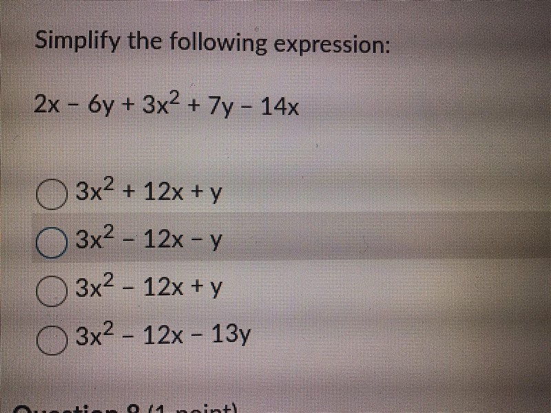 Simplify the following equation shown in the picture below :-example-1