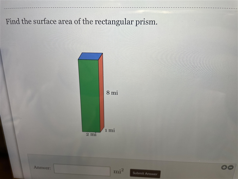 Find the surface area of the rectangular prism...-example-1