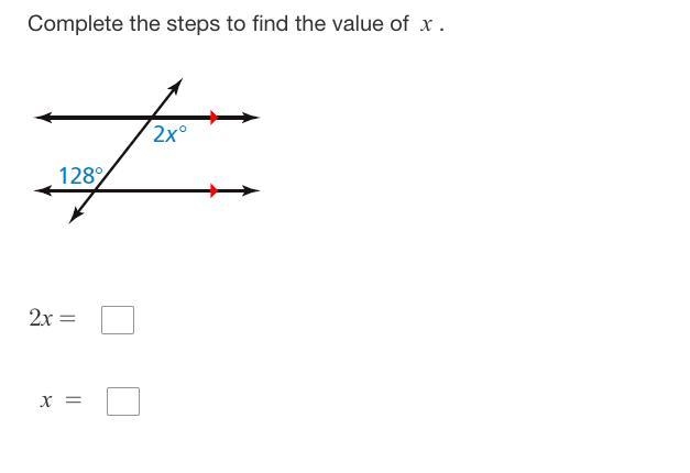 Complete the steps to find the value of x-example-1