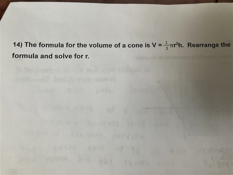 Rearrange the formula and solve for r.-example-1