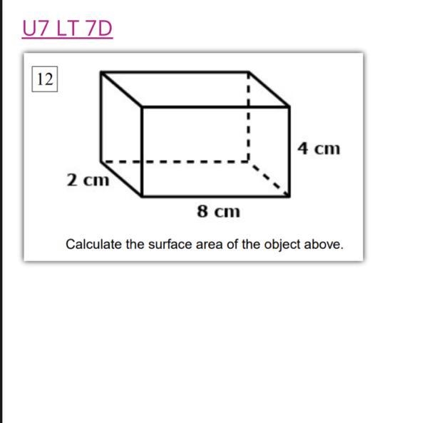 Calculate the surface area of the object above.-example-1