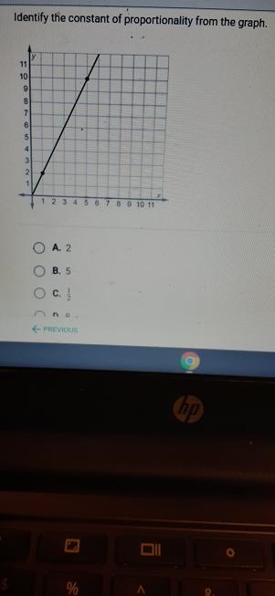 Identify the constant of proportionality from the graph. 9 0 15 3 A2-example-1