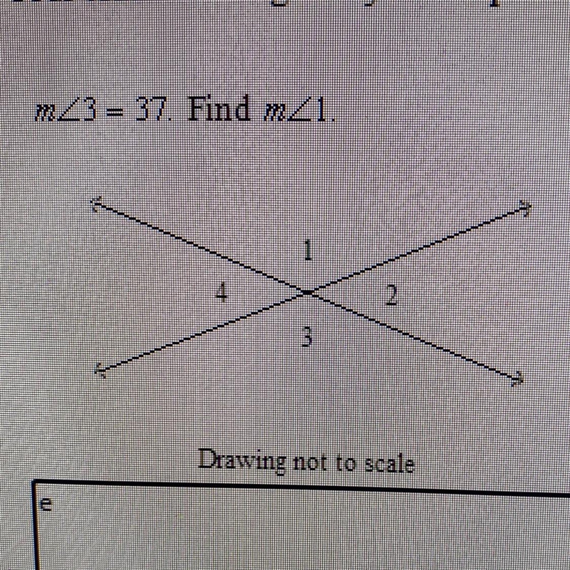 Can someone help ?? m<3 = 37. find m<1-example-1