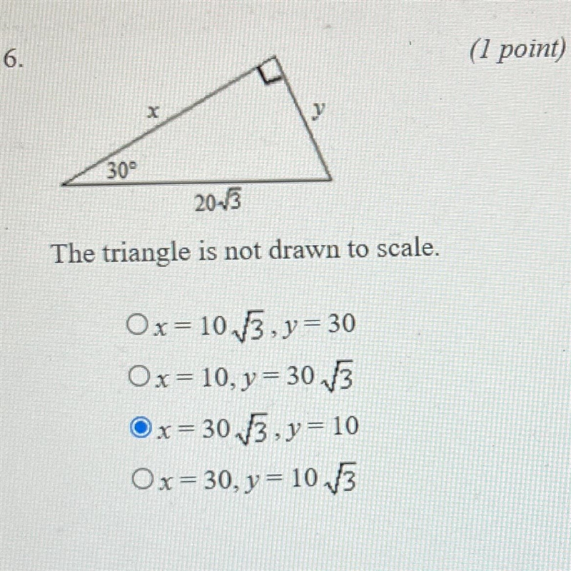 The following question find the value of the variables. If your answer is not an integer-example-1