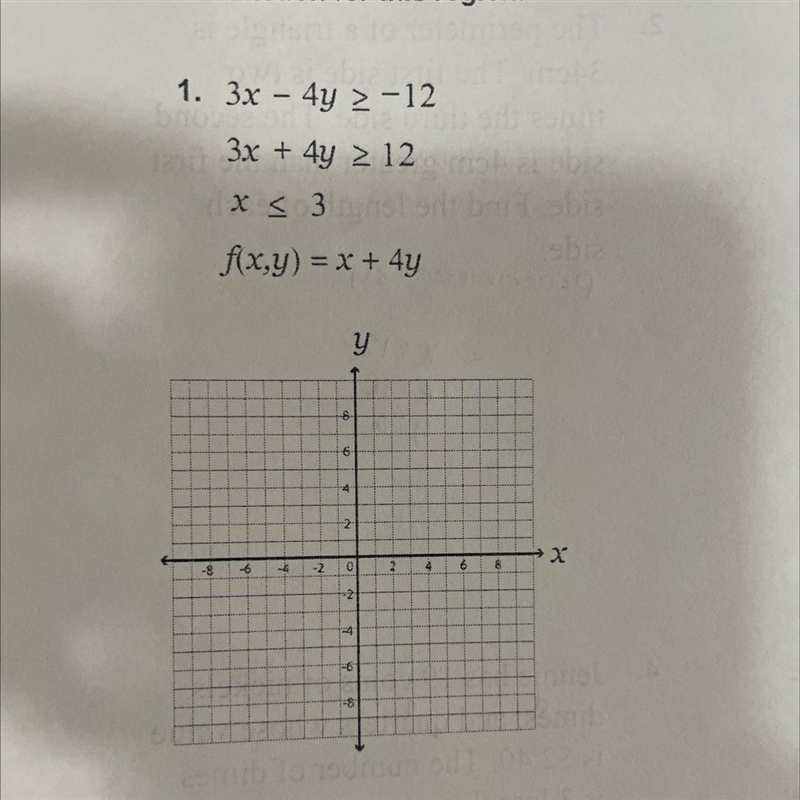 PLEASE HELP- ALGEBRA 2 PICTURE WILL BE PROVIDED Graph each system of inequalities-example-1