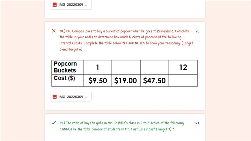 Mr. Campos loves to buy a bucket of popcorn when he goes to Disneyland. Complete the-example-1