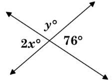 Find the value of x and y. Show all of your work or explain how you get your answer-example-1