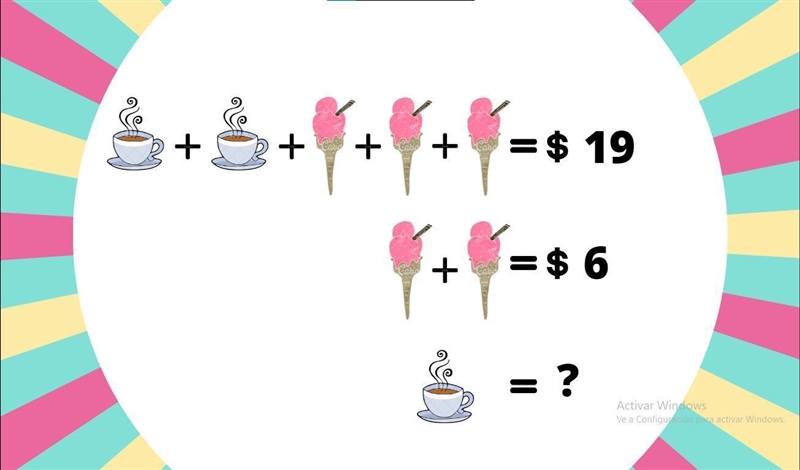 What is the value of ice cream and coffee?-example-1