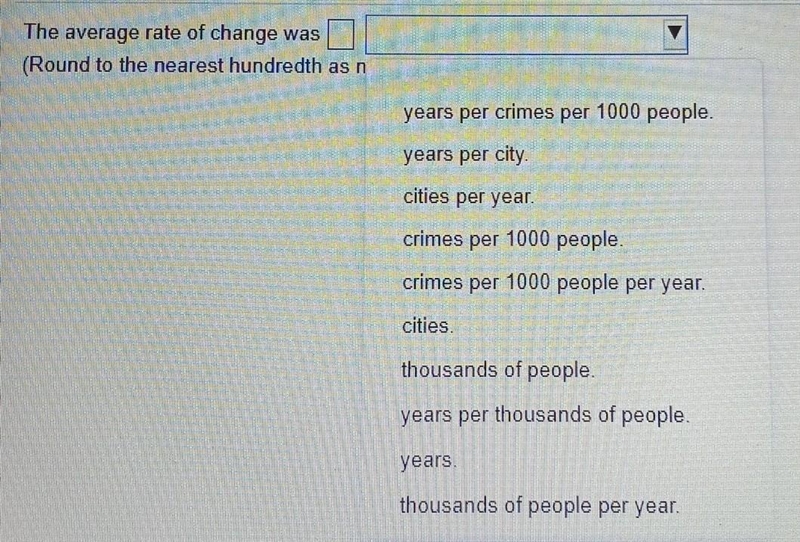 The number of crimes that occurred in a certain city per 1000 people had decreased-example-1