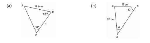 Determine the unknown length or angle measurement. Round each answer to the nearest-example-1