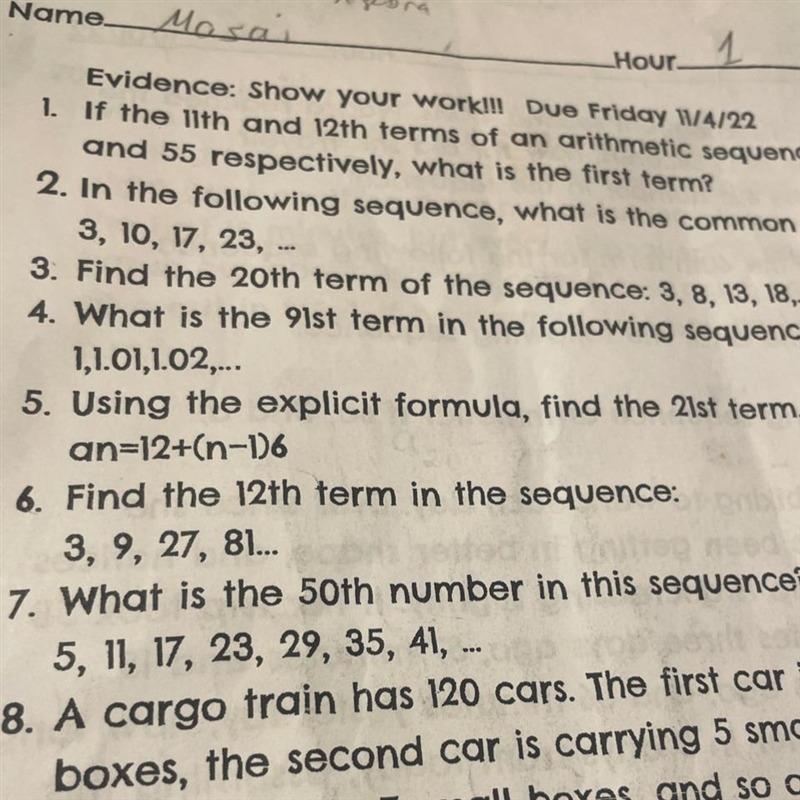 Find the 21st term an=12+(n-1)6-example-1